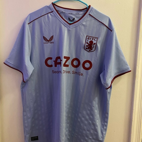 Light Blue AVFC Castore Cazoo Jersey - Picture 1 of 6